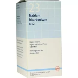 BIOCHEMIE DHU 23 Natrum bicarbonicum D 12 comprimidos, 420 unid