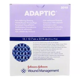 ADAPTIC Curativo úmido para feridas de 12,7 x 22,9 cm, 12 unidades