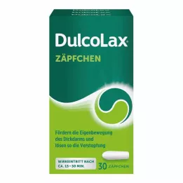 DULCOLAX Supositórios, 30 unidades