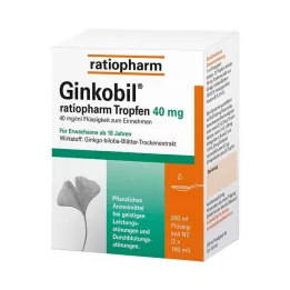 GINKOBIL-ratiopharm gotas 40 mg, 200 ml