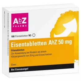 EISENTABLETTEN AbZ 50 mg comprimidos revestidos por película, 100 unidades