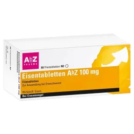 EISENTABLETTEN AbZ 100 mg comprimidos revestidos por película, 50 unidades