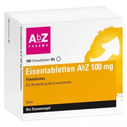 EISENTABLETTEN AbZ 100 mg comprimidos revestidos por película, 100 unidades