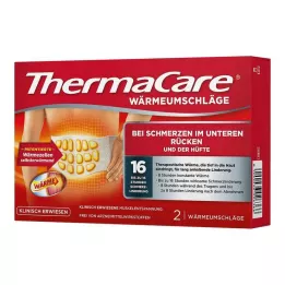 THERMACARE Faixas para as costas S-XL para alívio da dor, 2 peças