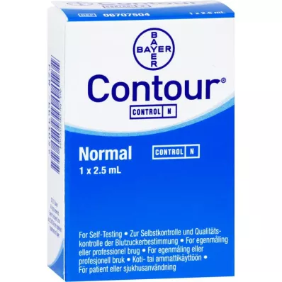 CONTOUR Solução de controle normal, 1 unidade