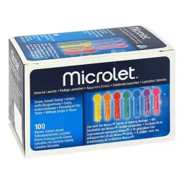 MICROLET Lancetas, 100 unidades