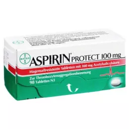 ASPIRIN Protect 100 mg comprimidos gastrorresistentes, 98 unidades