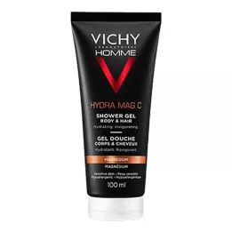 VICHY HOMME Gel de banho Hydra Mag C, 200 ml