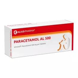 PARACETAMOL AL 500 comprimidos, 20 unidades