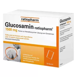 GLUCOSAMIN-RATIOPHARM 1500 mg pó para administração oral, 30 unidades