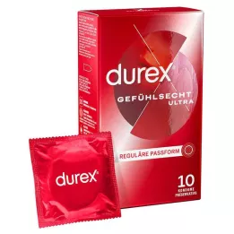 DUREX Ultra preservativos com sensação real, 10 unidades