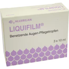 LIQUIFILM Colírio Hidratante para os Olhos, 3X10 ml