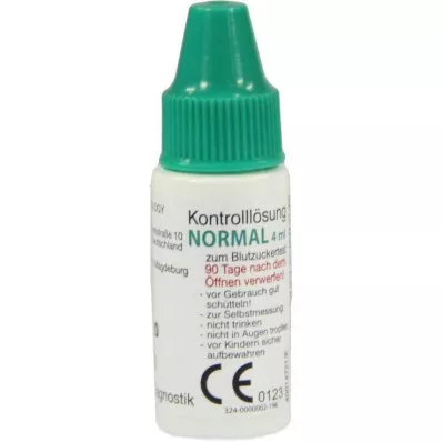 GLUCO TEST Solução de controle mais normal, 4 ml GLUCO TEST Solução de controle mais normal, 4 ml