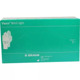 VASCO Luvas de exame de luz nitrílica tamanho L, 100 peças
