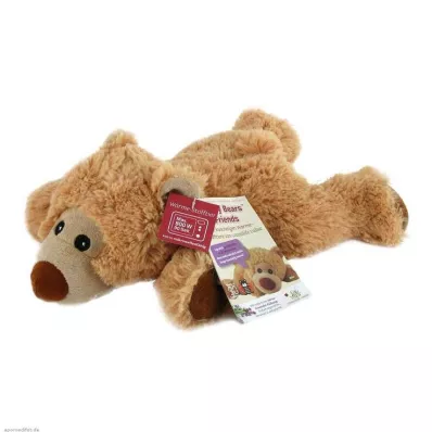 WÄRME STOFFTIER Urso William deitado castanho claro, 1 peça WÄRME STOFFTIER Urso William deitado castanho claro, 1 peça