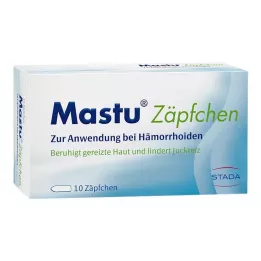 MASTU Supositórios Hemorróidas, 10 pcs