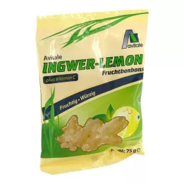 INGWER LEMON Bombons+Vitamina C, 75 g