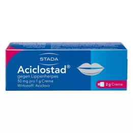 ACICLOSTAD Creme contra herpes labial, 2 g