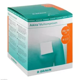 ASKINA Compressas de gaze 10x20 cm estéril, 25X2 pcs