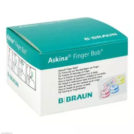 ASKINA Bob de dedo colorido, 50 peças