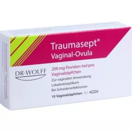 TRAUMASEPT Óvulos, 10 unidades