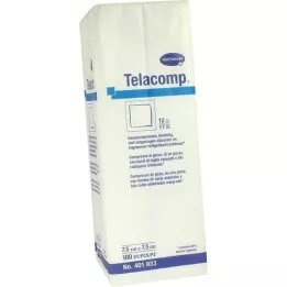 TELACOMP Comprime 7,5x7,5 cm 12 dobras, 100 peças