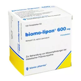 BIOMO-comprimidos revestidos por película de lipon 600 mg, 100 unidades