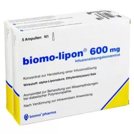 BIOMO-ampolas lipon 600 mg, 10 unidades