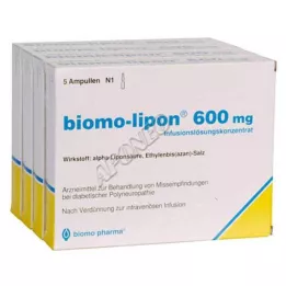 BIOMO-ampolas lipon 600 mg, 20 unidades