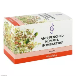 ANIS FENCHEL Sacos de filtro de Bombastus de alcaravia, 20X2 g