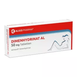 DIMENHYDRINAT AL Comprimidos de 50 mg, 20 unidades