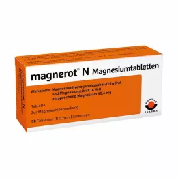 MAGNEROT N Comprimidos de magnésio, 50 unidades