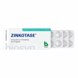 ZINKOTASE Comprimidos revestidos por película, 50 unidades