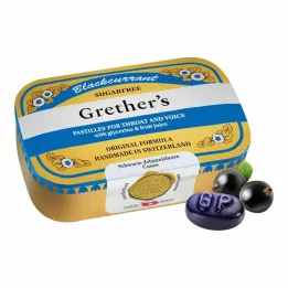 GRETHERS Groselha preta Prata zf.Past.Tin, 110 g