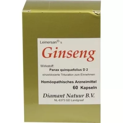 GINSENG CÁPSULAS, 60 unid