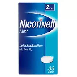 NICOTINELL Pastilhas 2 mg Menta, 36 unidades