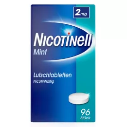 NICOTINELL Pastilhas 2 mg Menta, 96 unidades