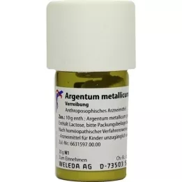 ARGENTUM METALLICUM praeparatum D 8 Trituração, 20 g