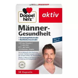 DOPPELHERZ Cápsulas de saúde masculina, 30 unidades