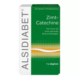 ALSIDIABET Catequinas de Canela para Tipo Diabético II Cápsulas, 60 unidades