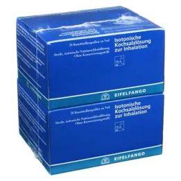 Solução salina isotônica para inalação, 40X5 ml