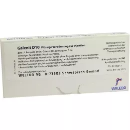 GALENIT D 10 ampolas, 8 unid