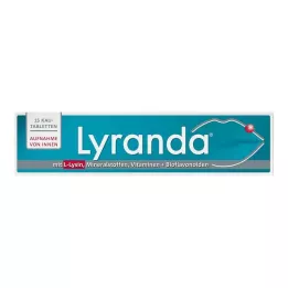 LYRANDA Comprimidos mastigáveis, 15 unidades