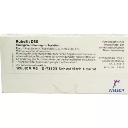 RUBELLIT D 30 ampolas, 8 unid