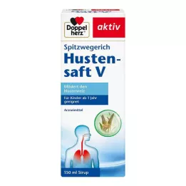 DOPPELHERZ Xarope para tosse de tanchagem de ribwort V, 150 ml