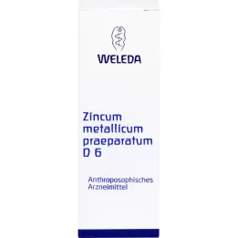 ZINCUM METALLICUM PRAEPARATUM Trituração D 6, 20 g