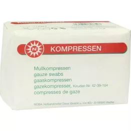 MULLKOMPRESSEN 7,5x7,5 cm não estéril 8 vias, 100 unidades