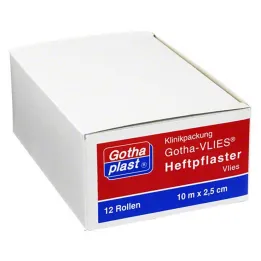 Velo de gesso adesivo Gothaplast 2,5 cm x 10 m, 12 unid