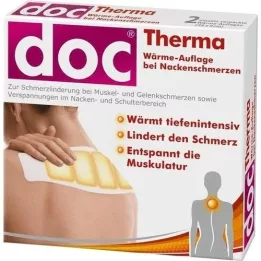 DOC THERMA Almofada térmica para dores no pescoço, 2 peças