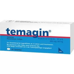 TEMAGIN Comprimidos de Paracetamol Plus, 20 unidades